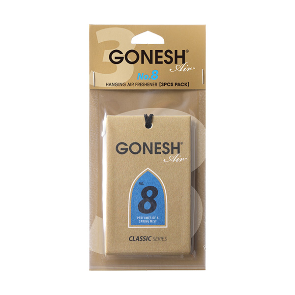 ＧＯＮＥＳＨ　ハンギングエアフレッシュナー　３ＰＫ　Ｎｏ．８