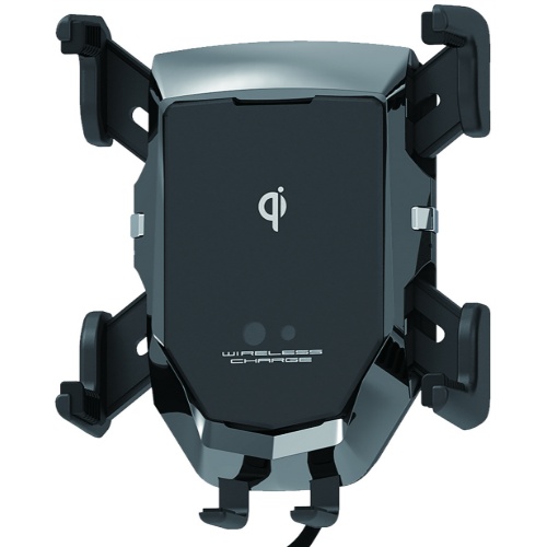 ＱＩ自動開閉ホルダー４アーム手帳対応　エアコン取付