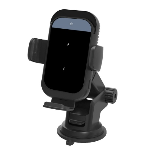 冷却機能付　自動開閉式　ワイヤレス充電ホルダー　吸盤取付