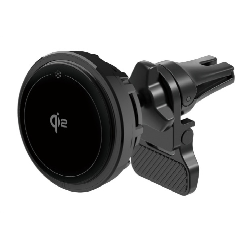 冷却機能付　Ｑｉ２マグネットワイヤレス充電器　エアコン取付