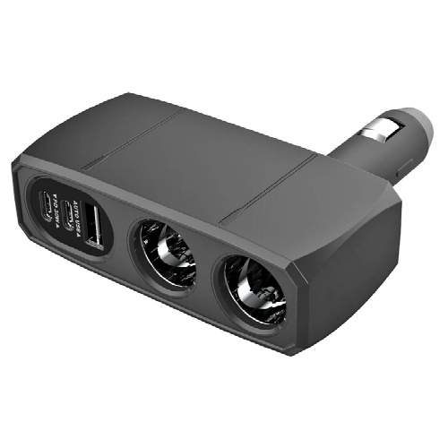 ＵＳＢ付２連ダイレクトソケット　ＰＤ３０Ｗ×２＋ＵＳＢ－Ａ