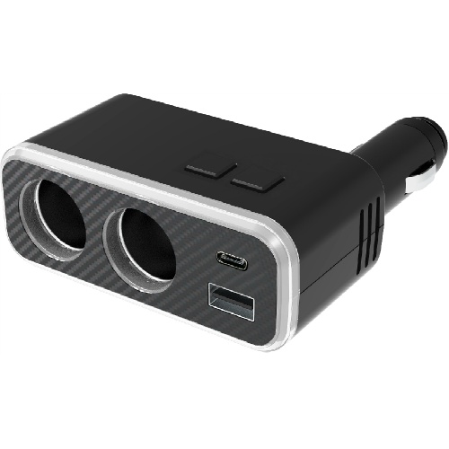 レインボーライト付２連ダイレクトソケット　ＰＤ３０Ｗ