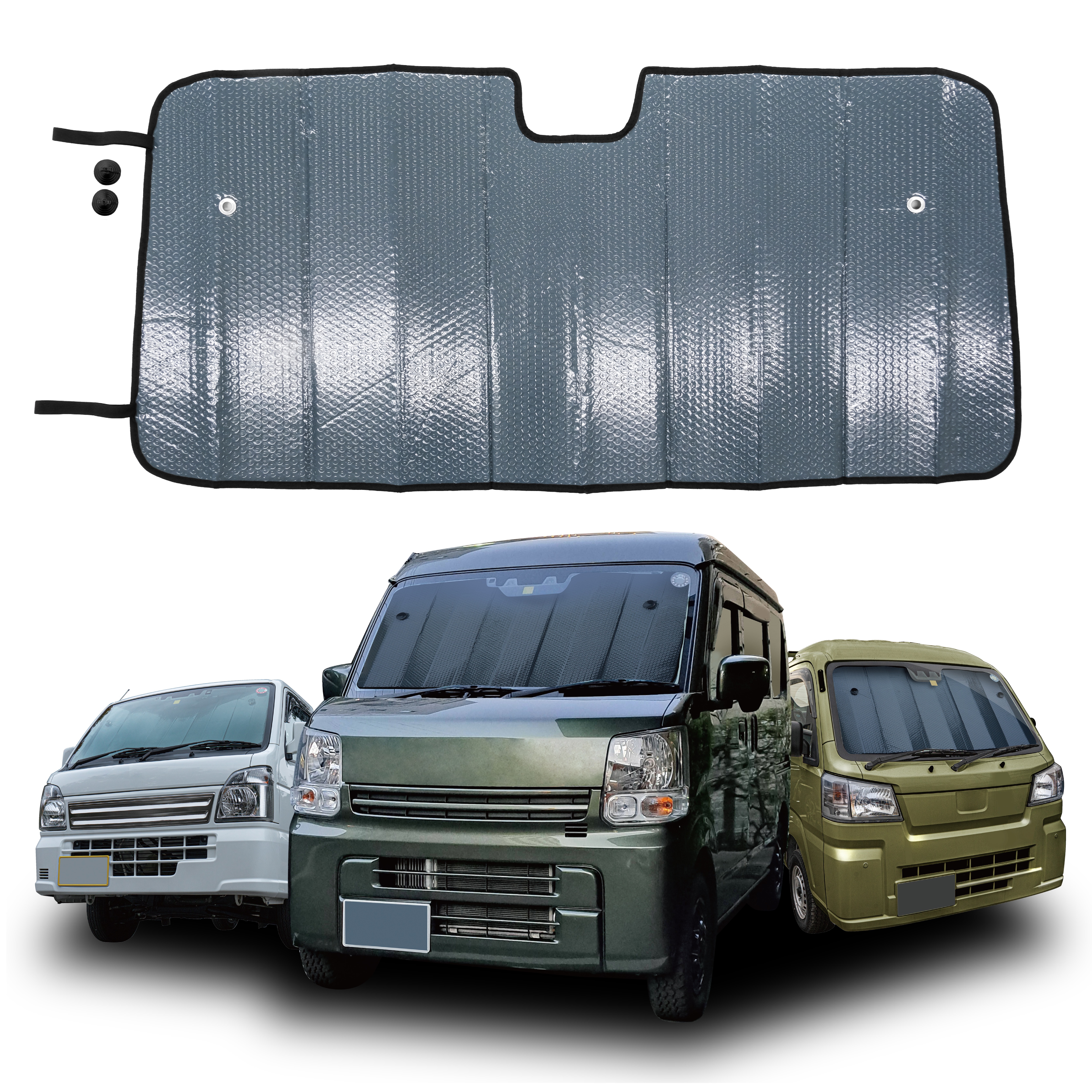 はたらく車シェード　※取り寄せ