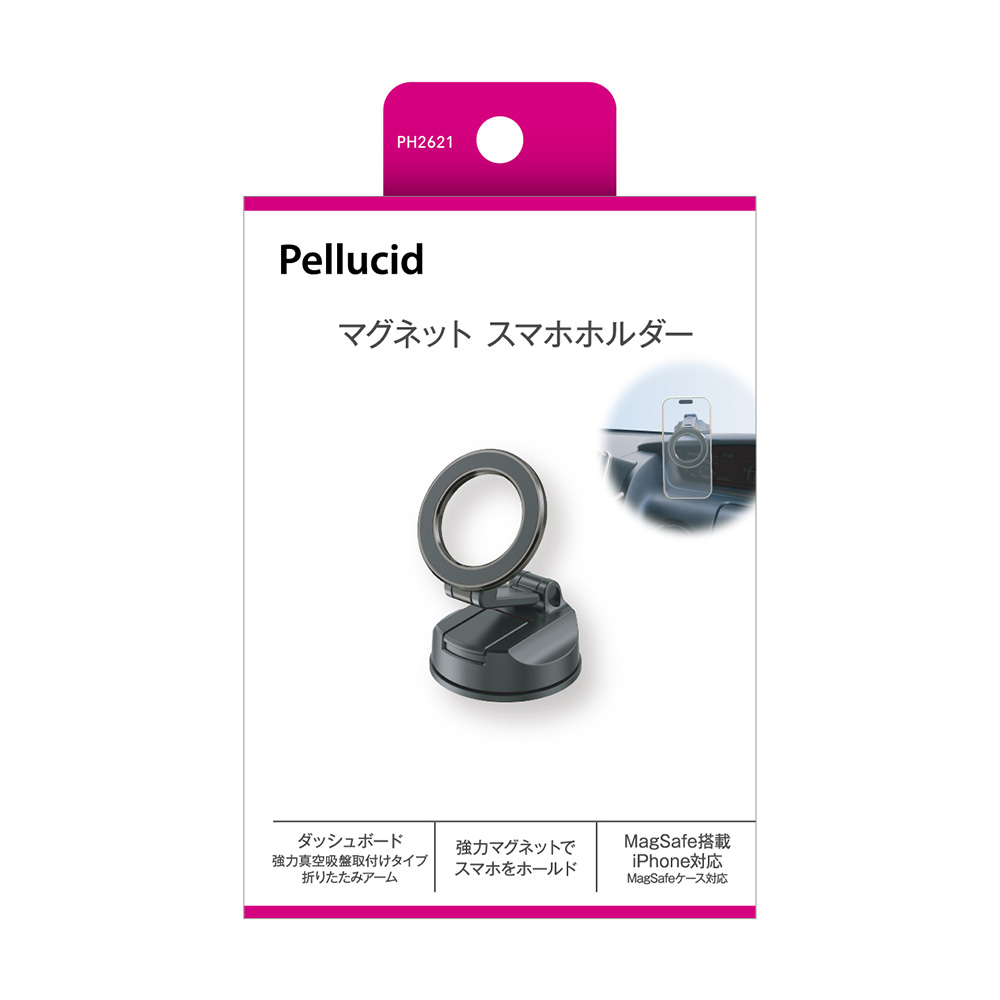 マグネットスマホホルダー吸盤